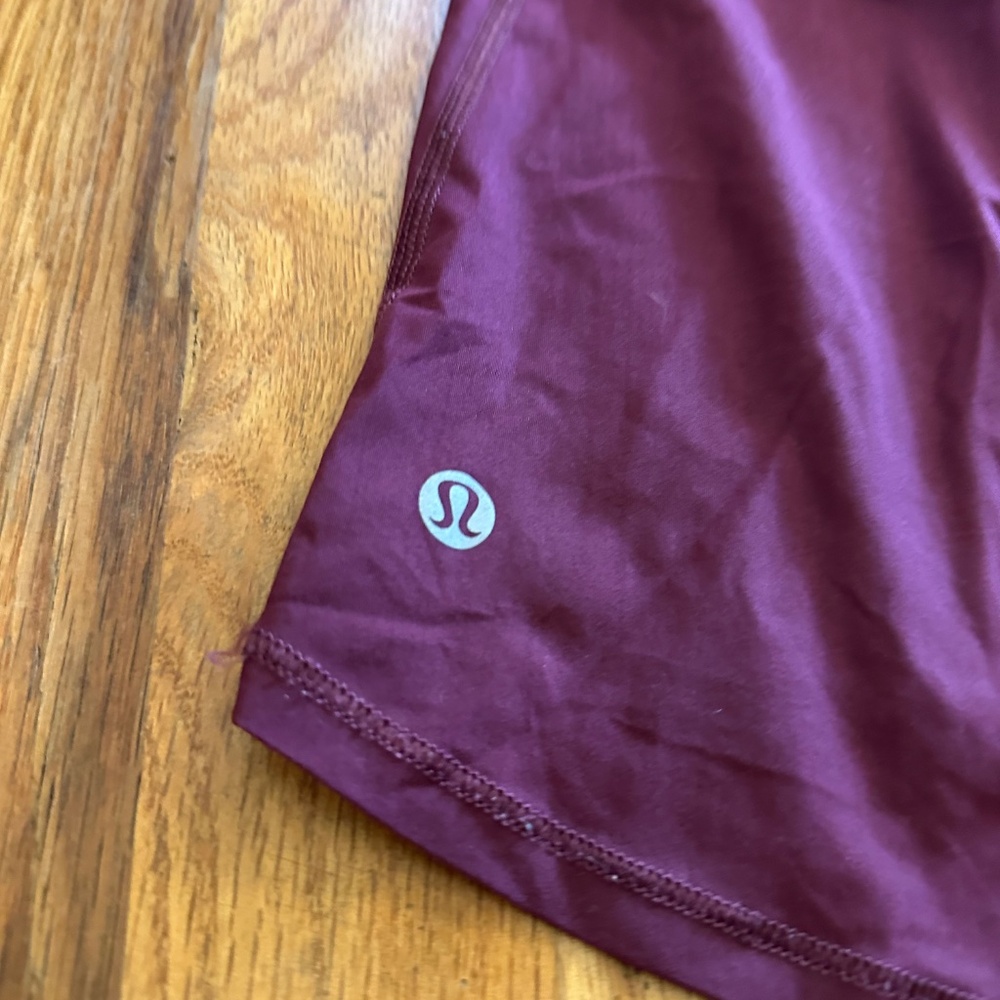 Lululemon Power Y Mesh-Back Tank – Maroon – Size 6 - Picture 3 of 4